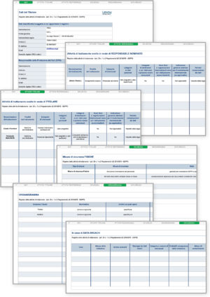 Lexsy - Documentazione Legale Semplificata - Registro Attivita Trattamento